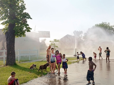 Group with Hydrant North Corktown Detroit 2012 6133432